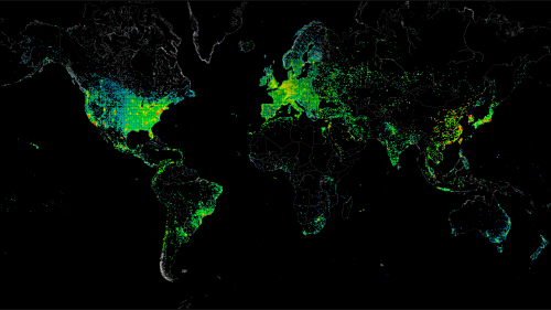 INTERNET CENSUS 2012 (répartition mondiale des adresses IP) http://internetcensus2012.bitbucket.org